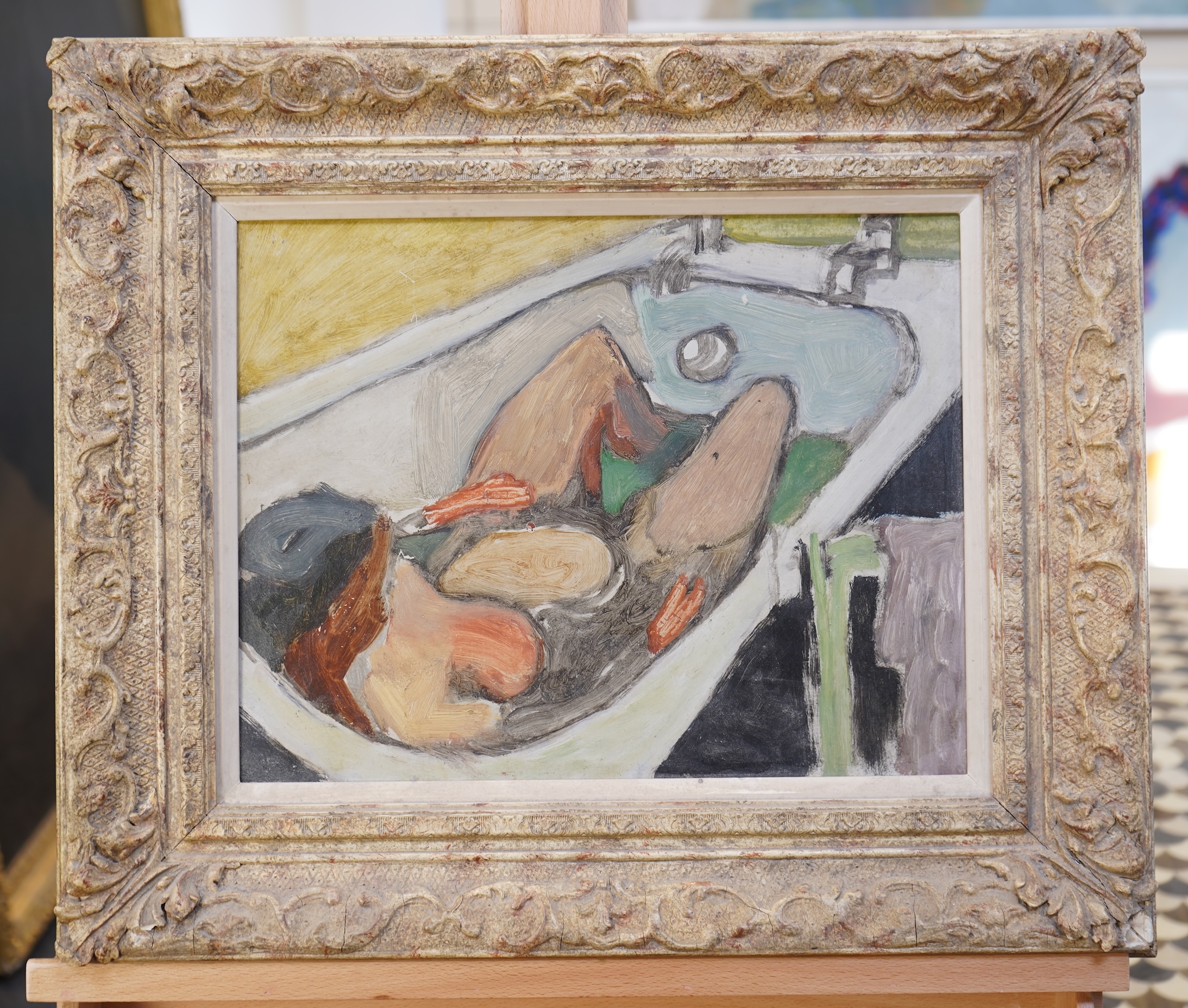 Zdzislaw Ruszkowski, Polish (1907-1990), A woman in the bath